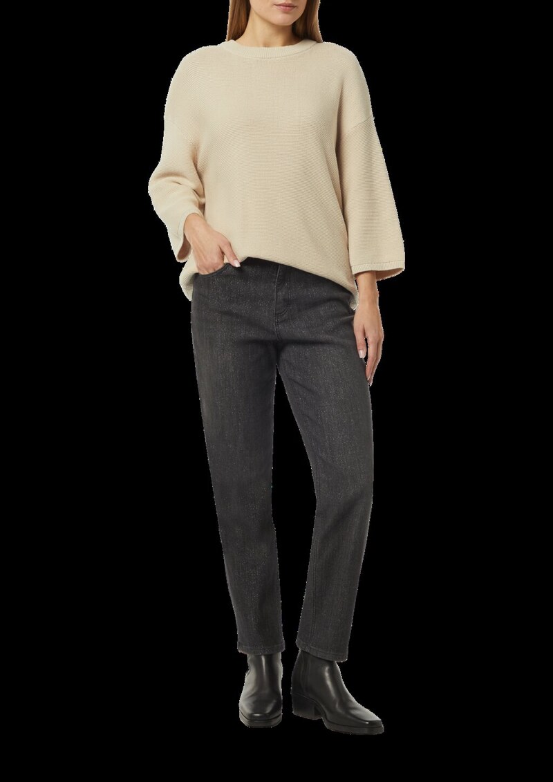 Strickpullover im Relaxed Fit mit 3/4-Ärmeln