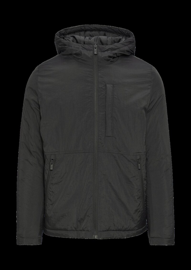 Wattierte Übergangsjacke mit Kapuze