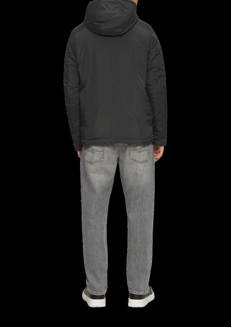 Wattierte Übergangsjacke mit Kapuze