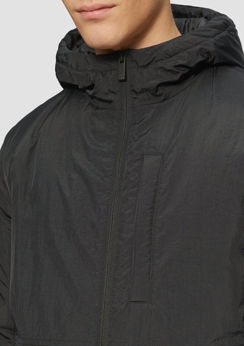 Wattierte Übergangsjacke mit Kapuze