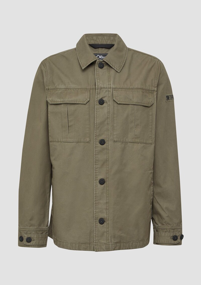 Leichte Jacke im Utility-Look aus Baumwolle
