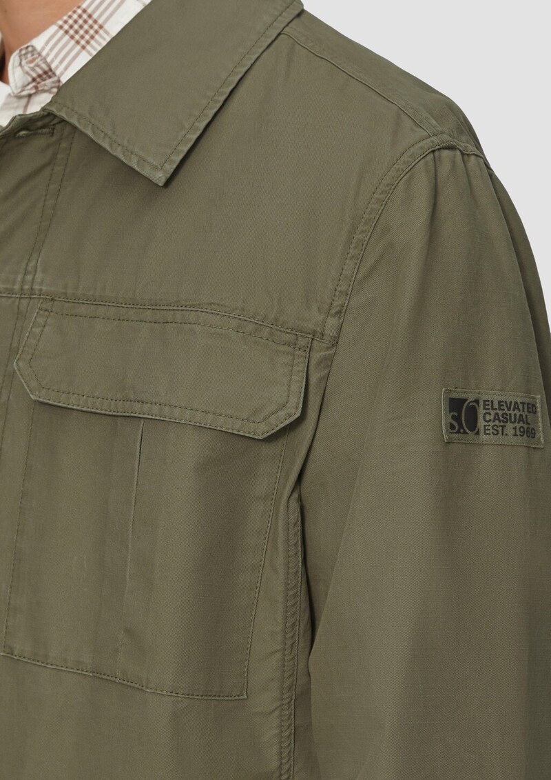 Leichte Jacke im Utility-Look aus Baumwolle