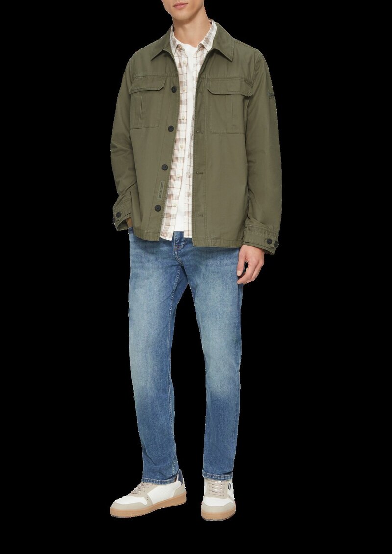 Leichte Jacke im Utility-Look aus Baumwolle