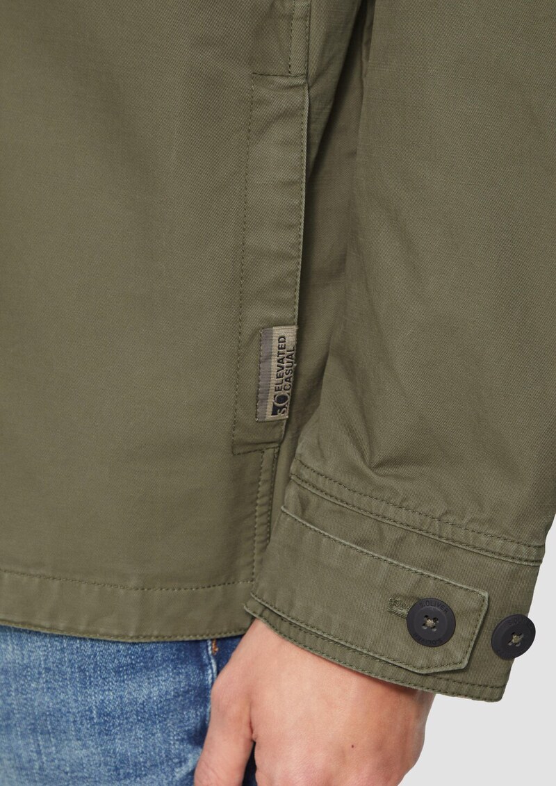 Leichte Jacke im Utility-Look aus Baumwolle