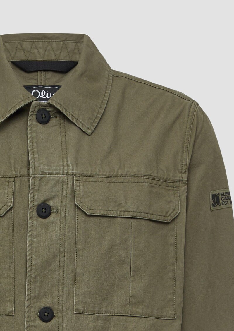 Leichte Jacke im Utility-Look aus Baumwolle