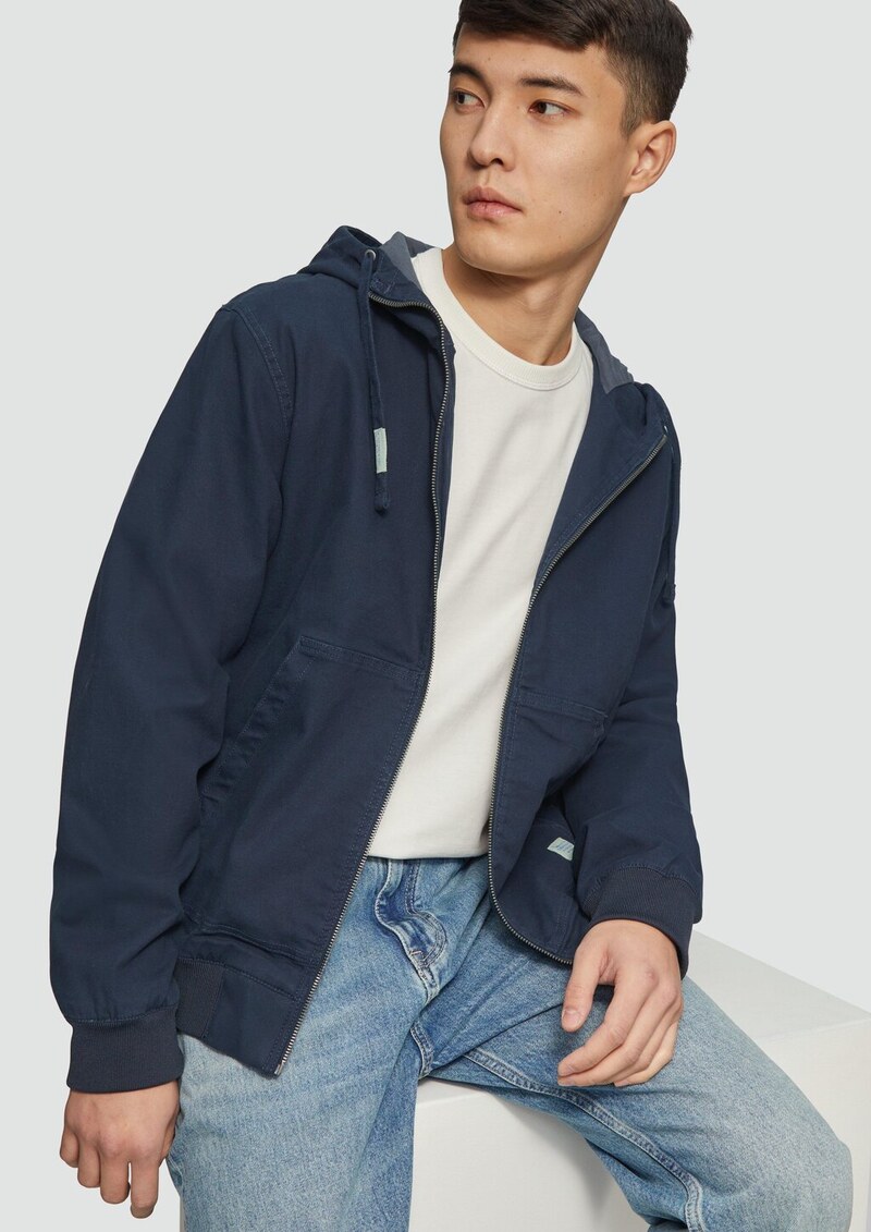 Kapuzenjacke aus robustem Canvas