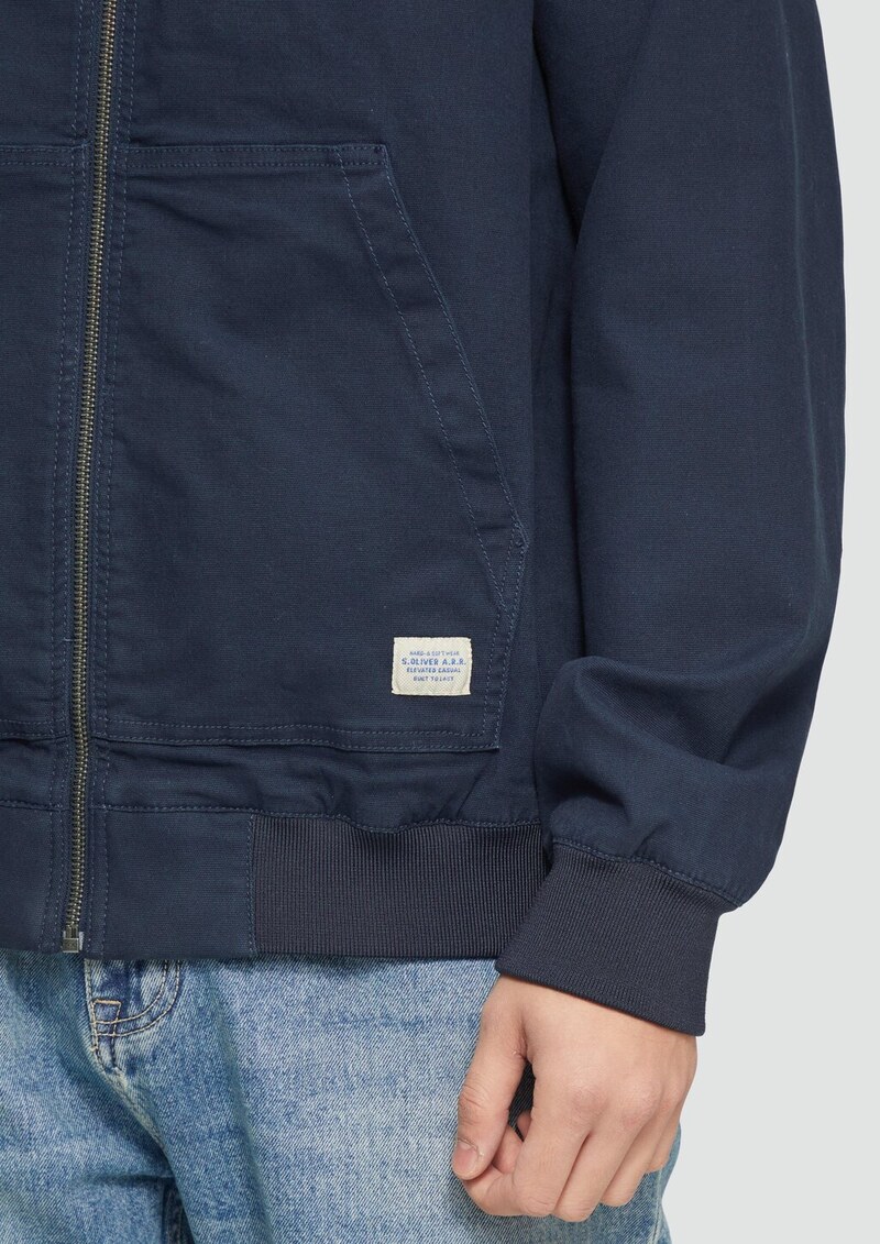 Kapuzenjacke aus robustem Canvas