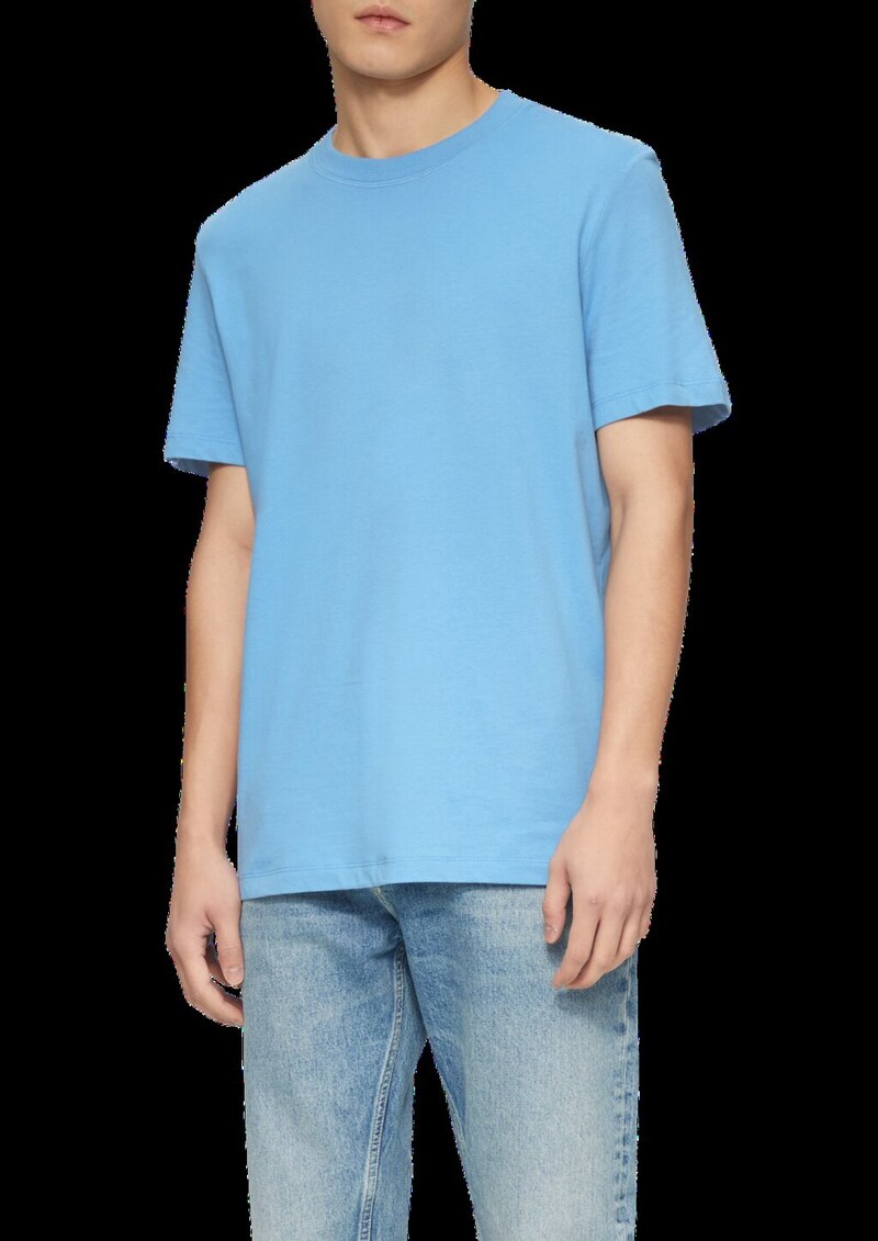 Softes Baumwoll-T-Shirt mit Crewneck