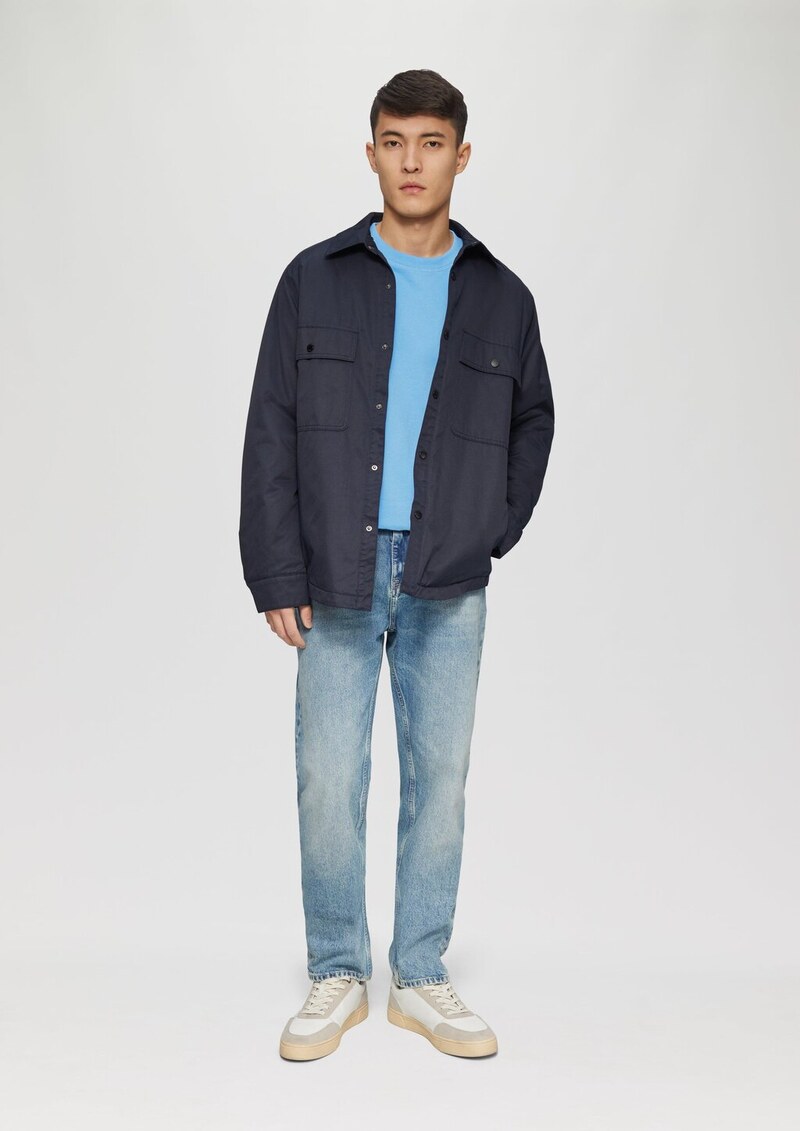 Softes Baumwoll-T-Shirt mit Crewneck