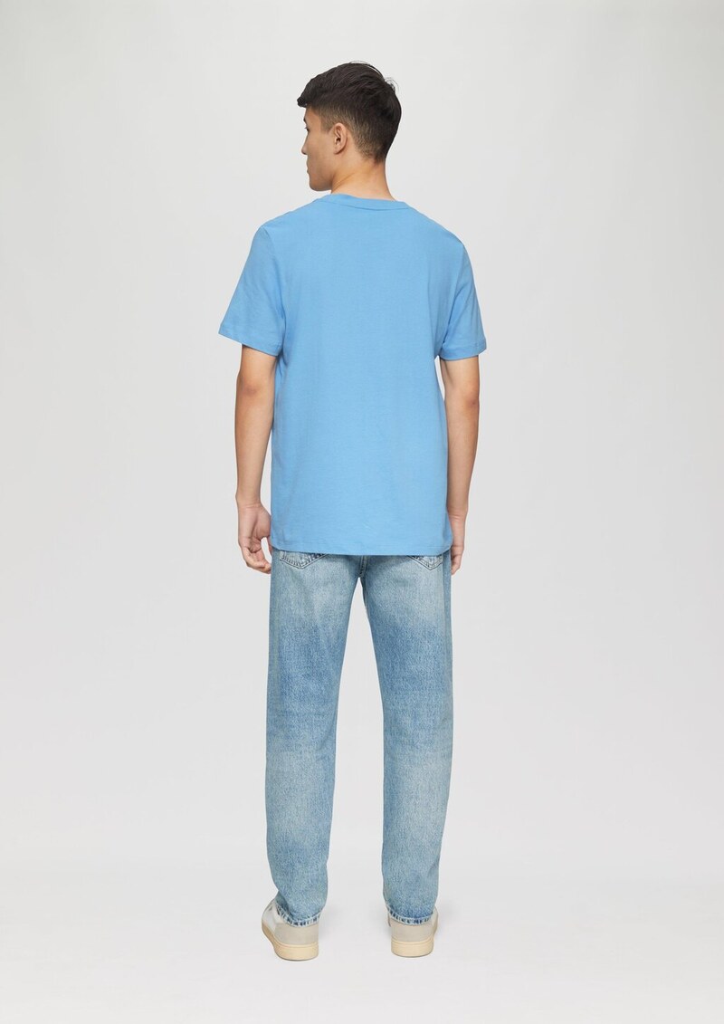 Softes Baumwoll-T-Shirt mit Crewneck