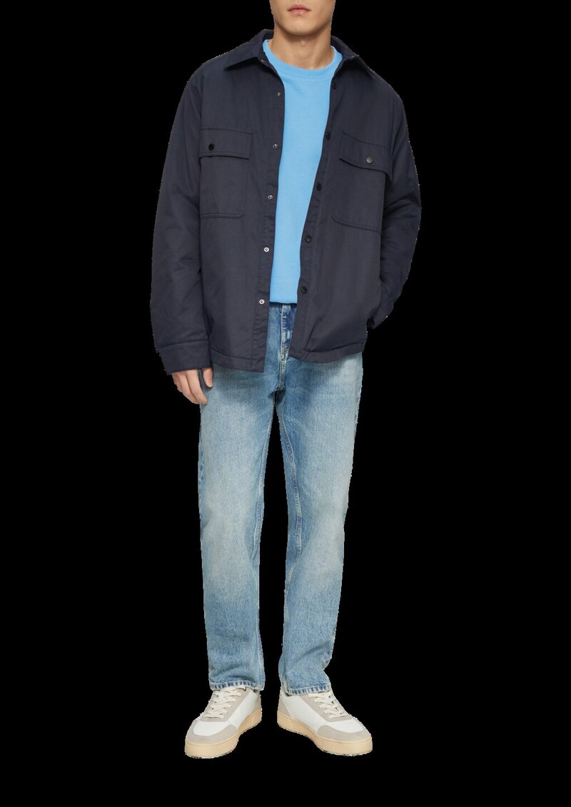 Softes Baumwoll-T-Shirt mit Crewneck