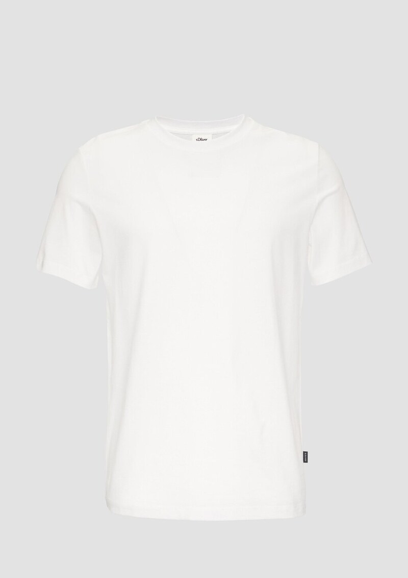 Jerseyshirt im Slim Fit aus merzerisierter Baumwolle