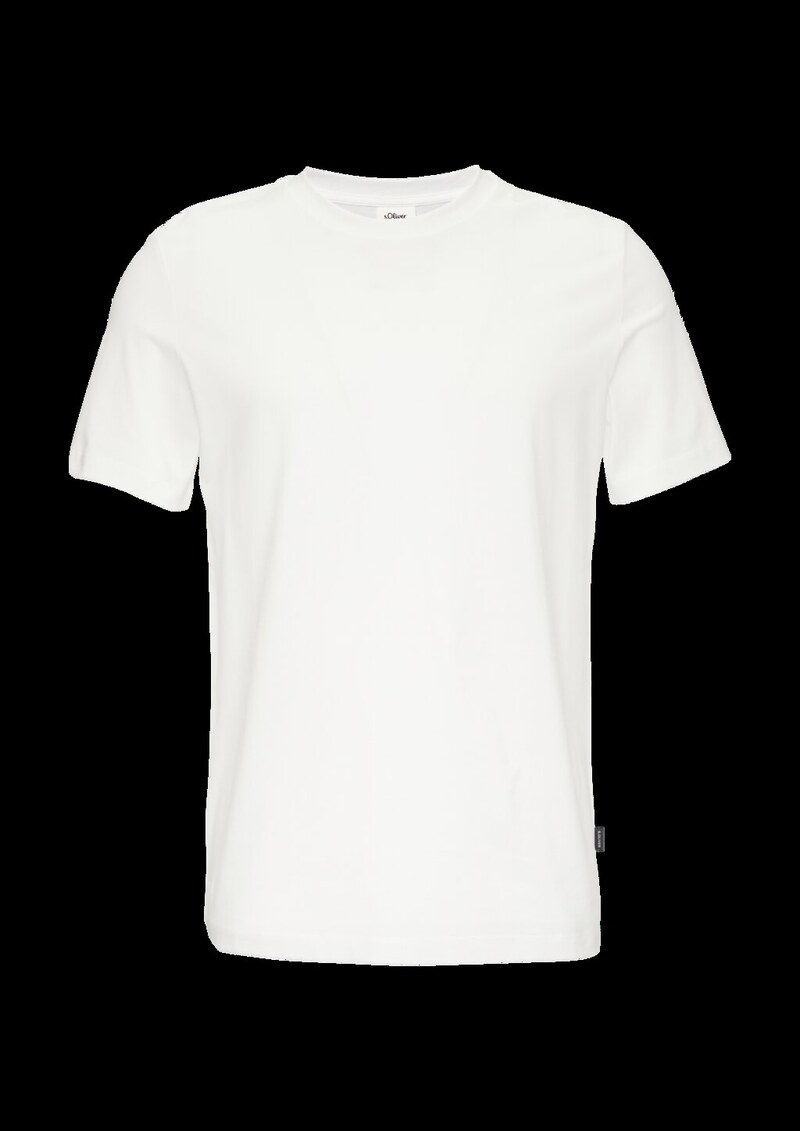 Jerseyshirt im Slim Fit aus merzerisierter Baumwolle