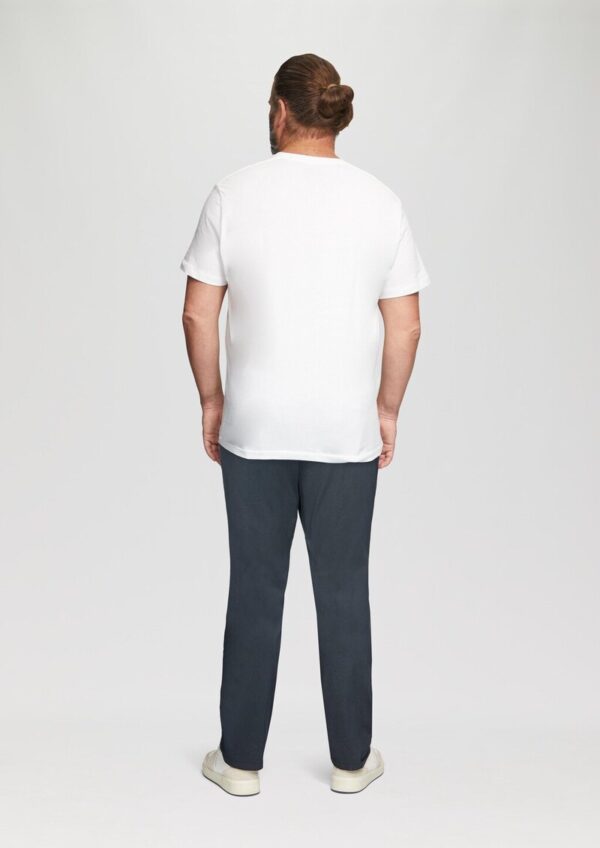 Fein gemusterte Hose mit Straight Leg