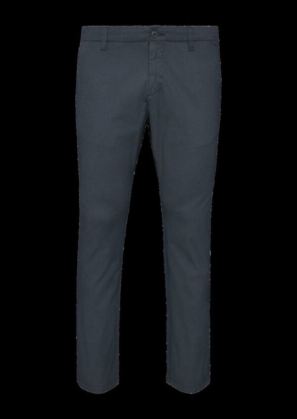 Fein gemusterte Hose mit Straight Leg