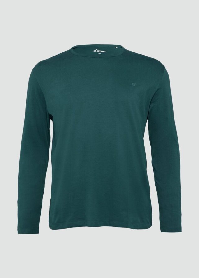 Softes Longsleeve aus Jersey mit Logo-Detail