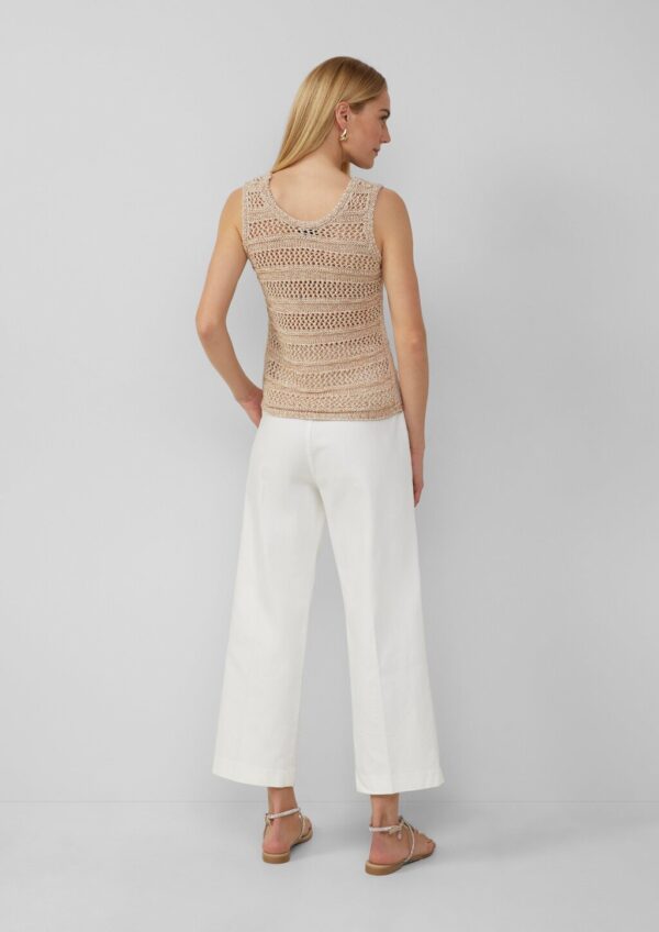 Stricktop mit Ajourmuster