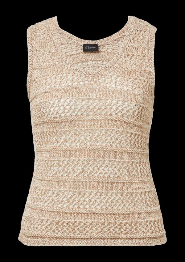 Stricktop mit Ajourmuster