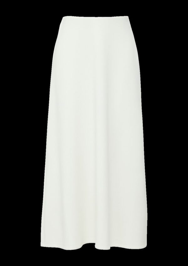 Ausgestellter Midirock aus Interlockjersey mit Elastikbund