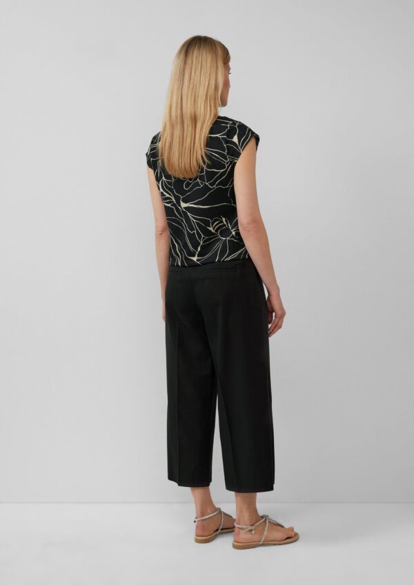 Gemustertes Relaxed-Fit-Shirt mit Schmuck-Detail