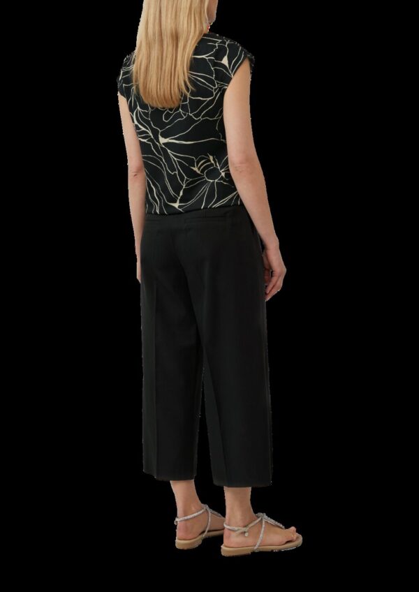 Gemustertes Relaxed-Fit-Shirt mit Schmuck-Detail