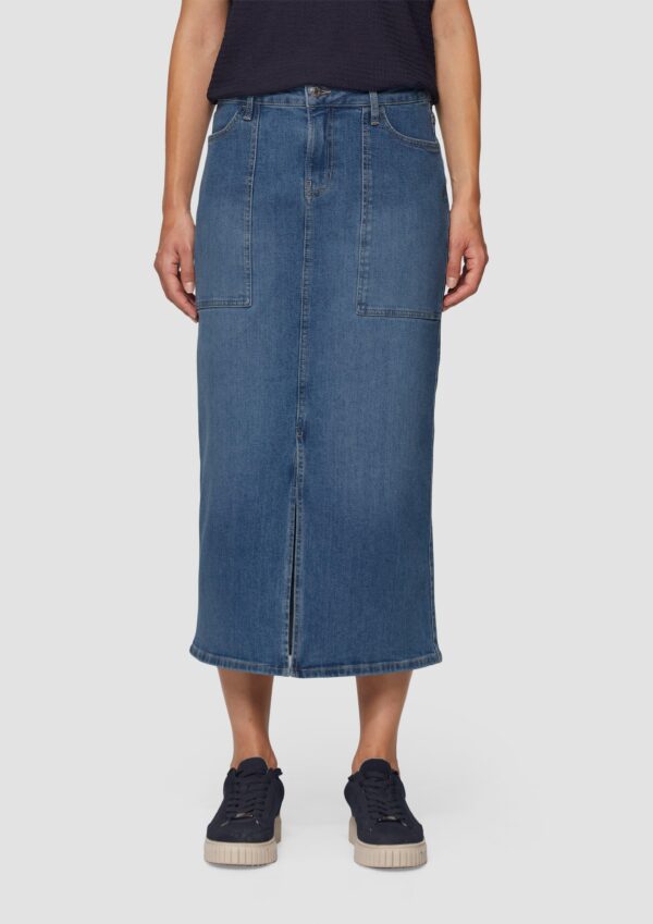 Jeansrock in Midilänge