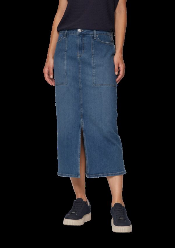 Jeansrock in Midilänge