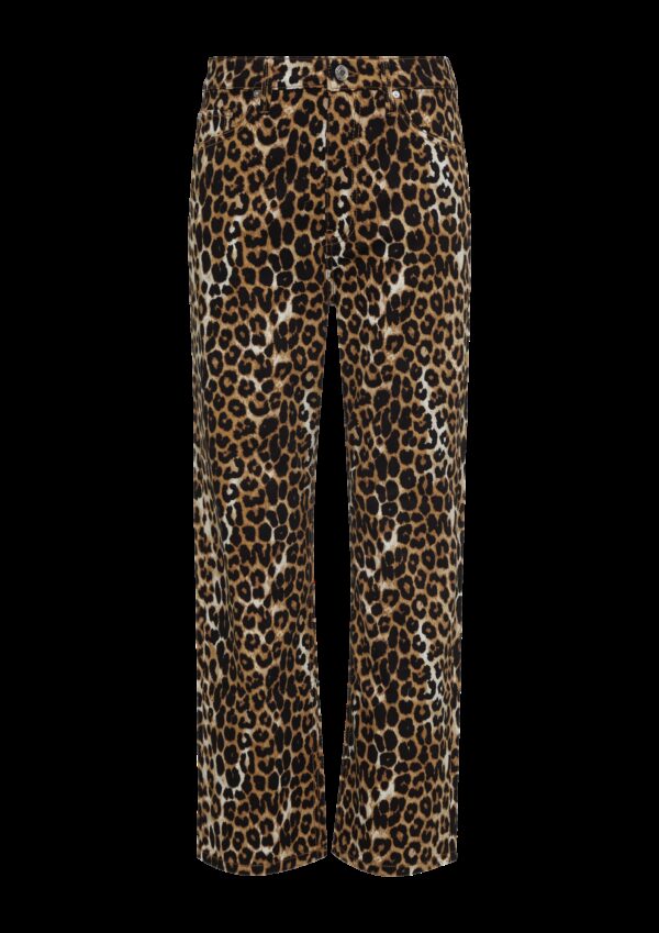 Crop Jeans Karolin im Leoprint