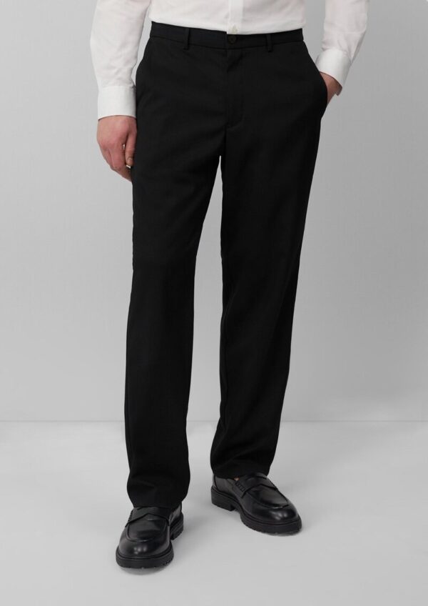 s.O NOW: Anzughose aus Stretch-Material mit Wide Leg