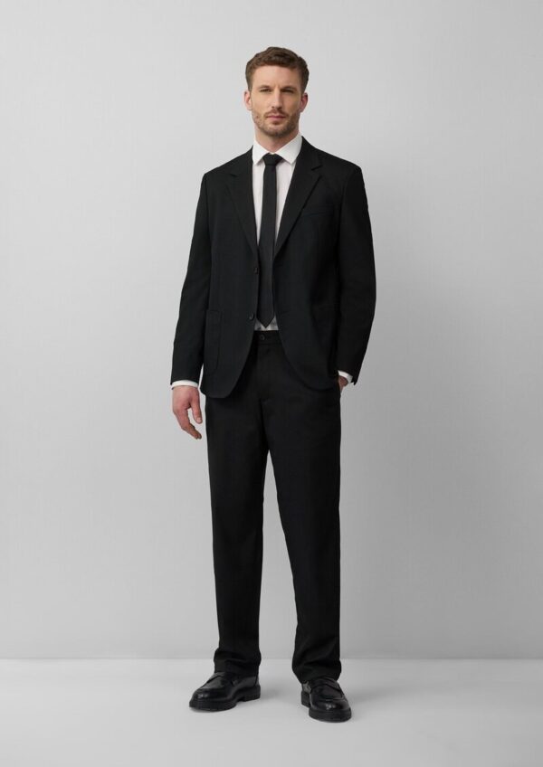 s.O NOW: Anzughose aus Stretch-Material mit Wide Leg