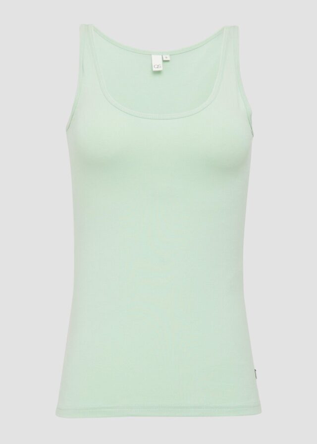 Top aus Baumwollersey