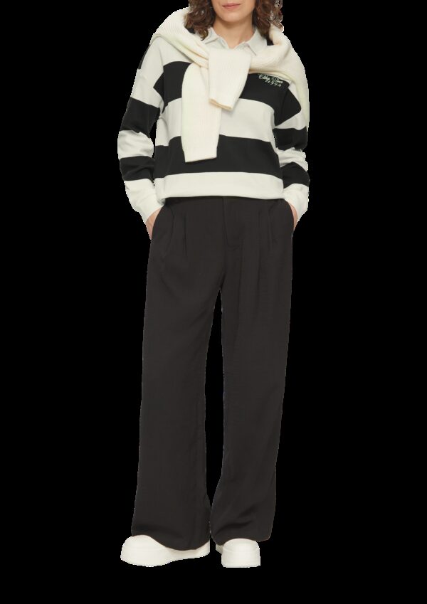 Poloshirt im Loose Fit mit Blockstreifen