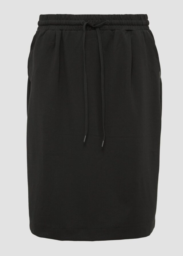 Rock aus elastischem Interlockjersey