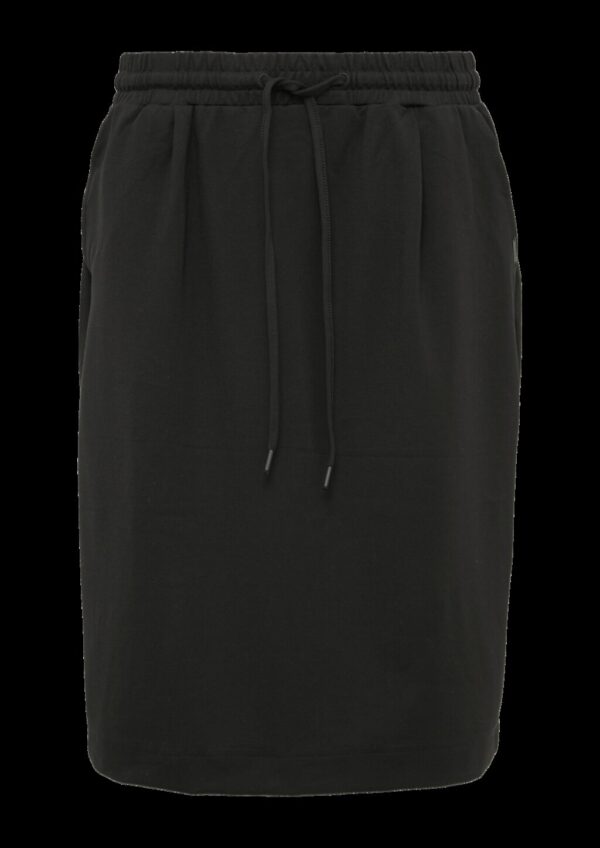 Rock aus elastischem Interlockjersey