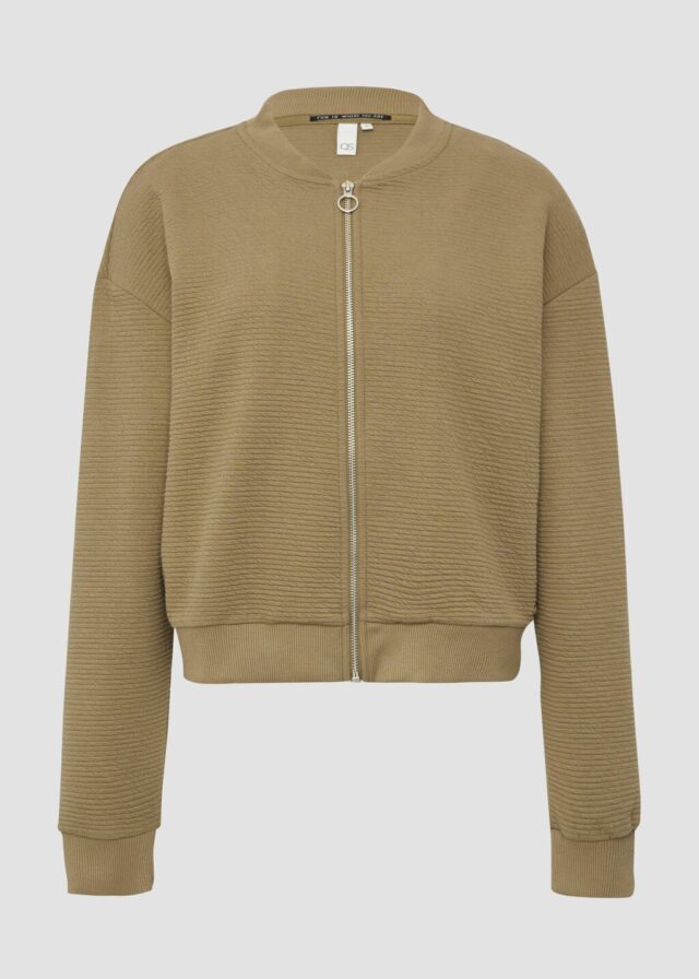 Sweatjacke im Blouson-Style