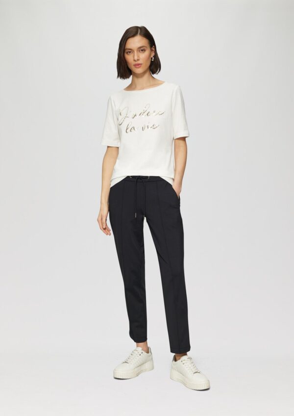 Jogpants mit Elastikbund und seitlichen Eingrifftaschen