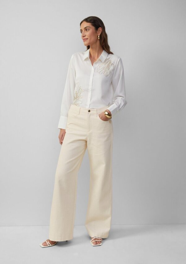 Jeans Suri / Regular Fit / High Rise / Wide Leg / Strukturmuster