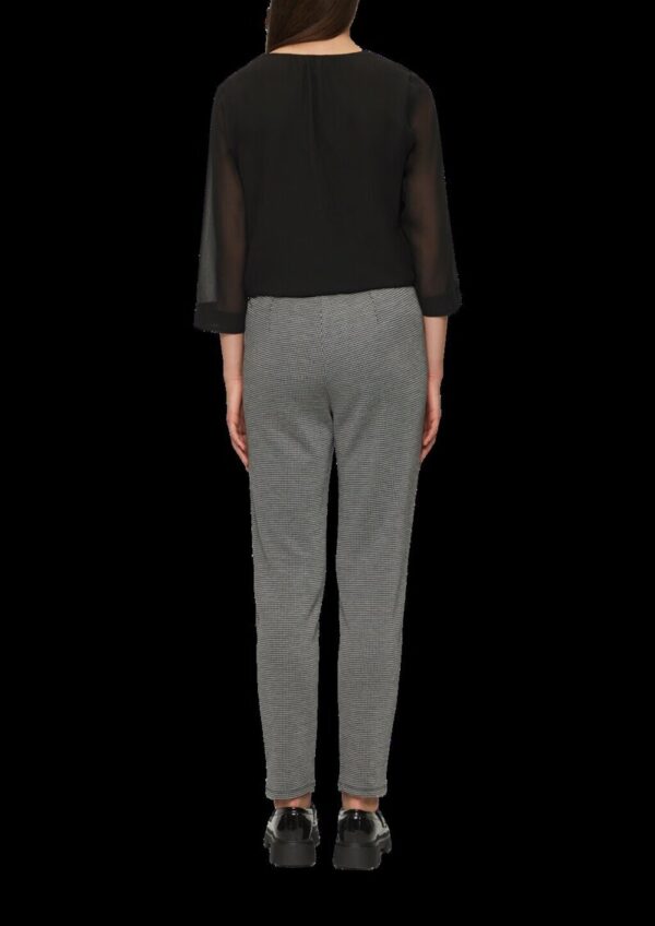 Komfortable Leggings mit Hahnentrittmuster