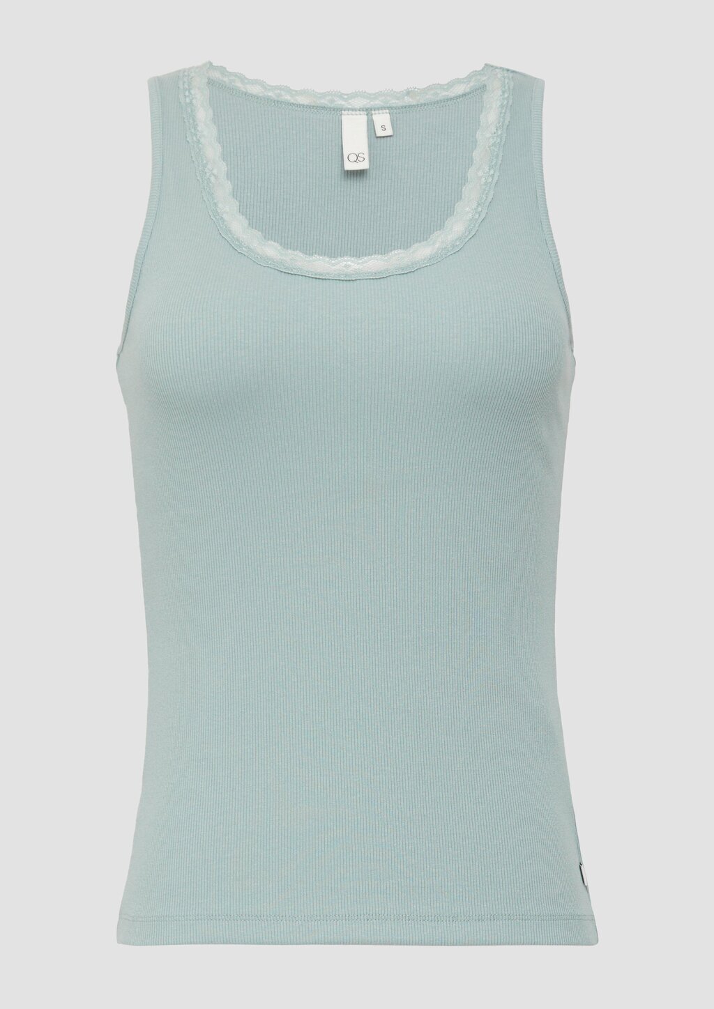 Ripptop mit Spitze am Ausschitt