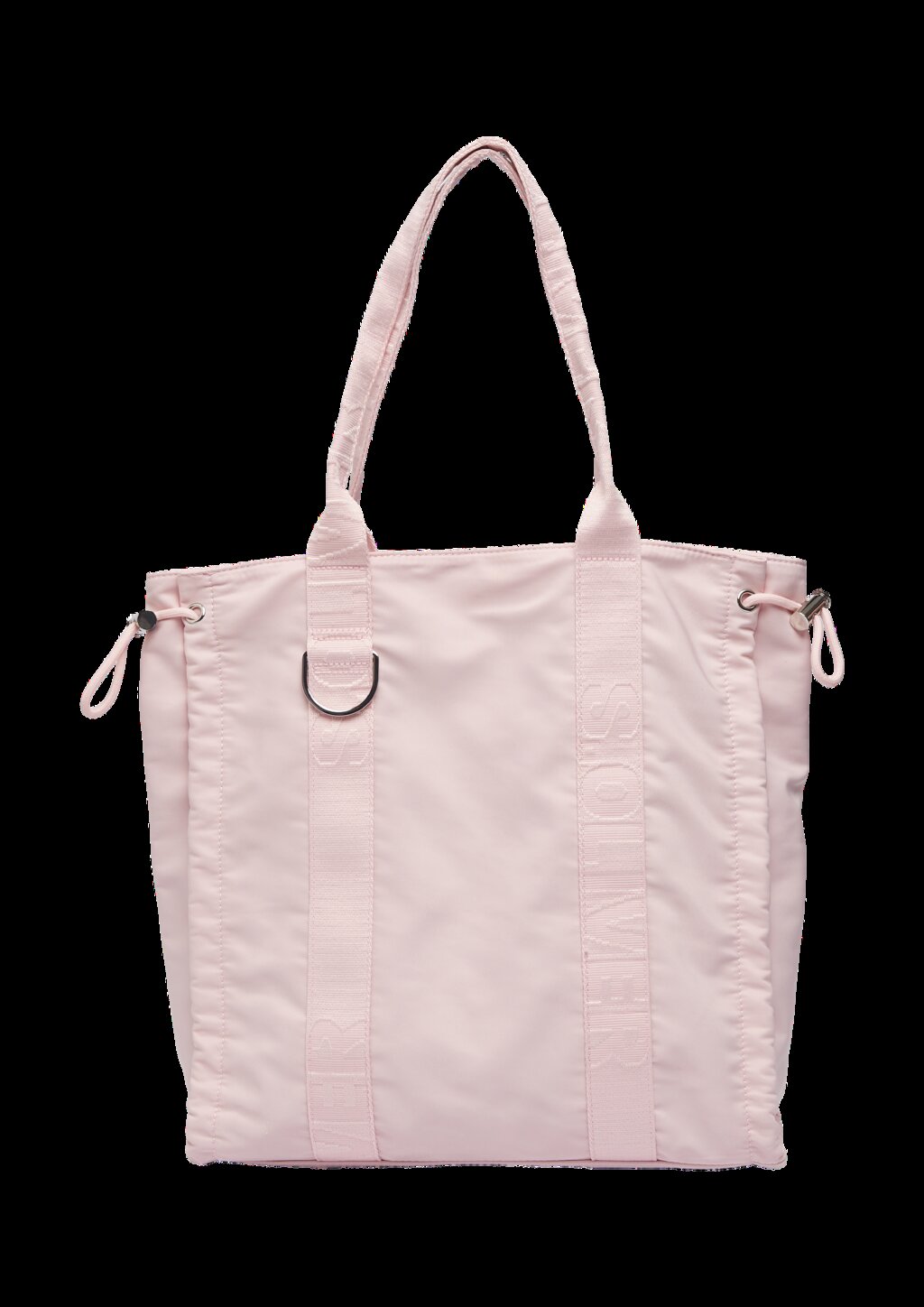 Shopper mit Logo und Kordelzug-Details