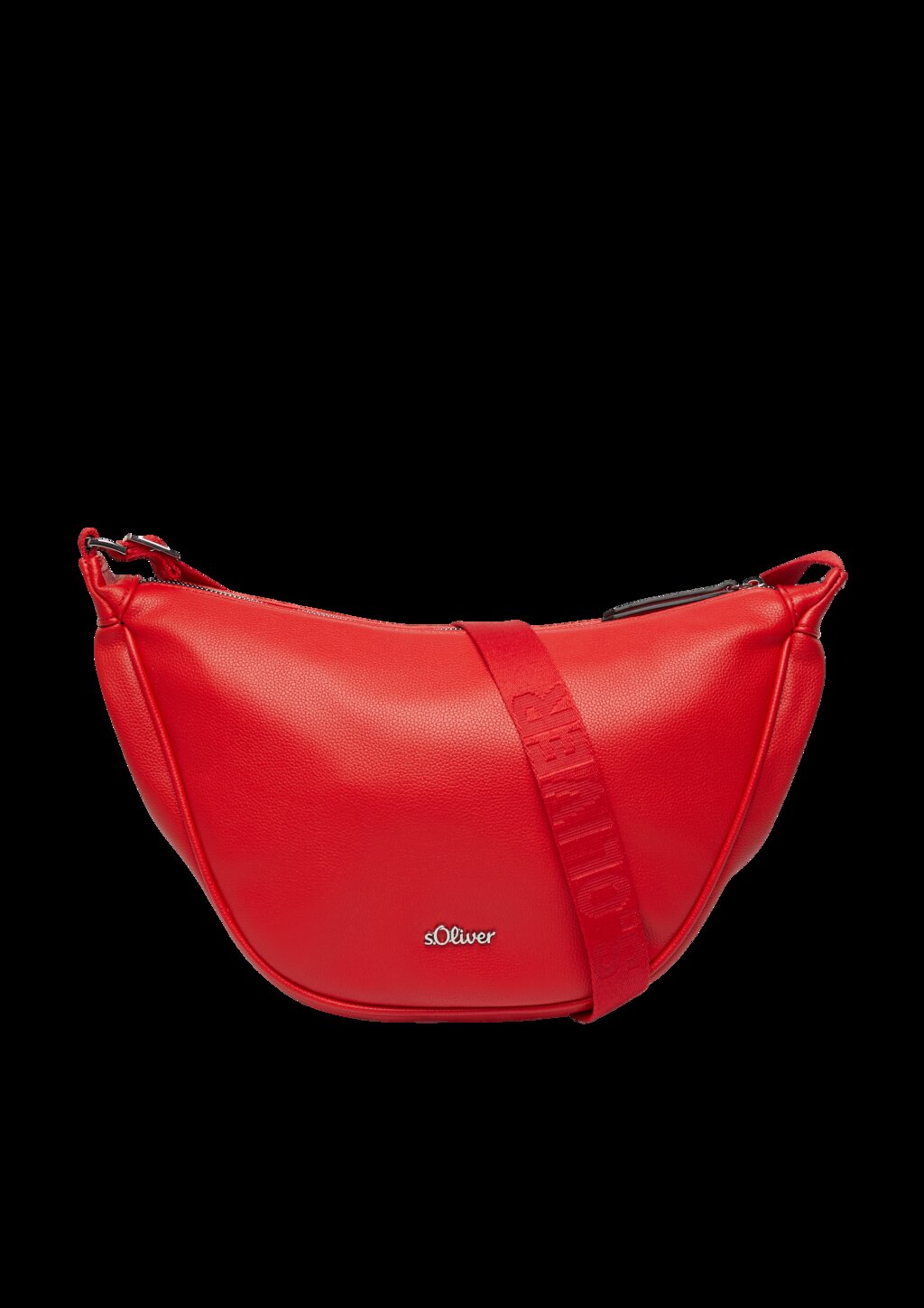 Schultertasche mit Logo auf dem längenverstellbaren Schultergurt