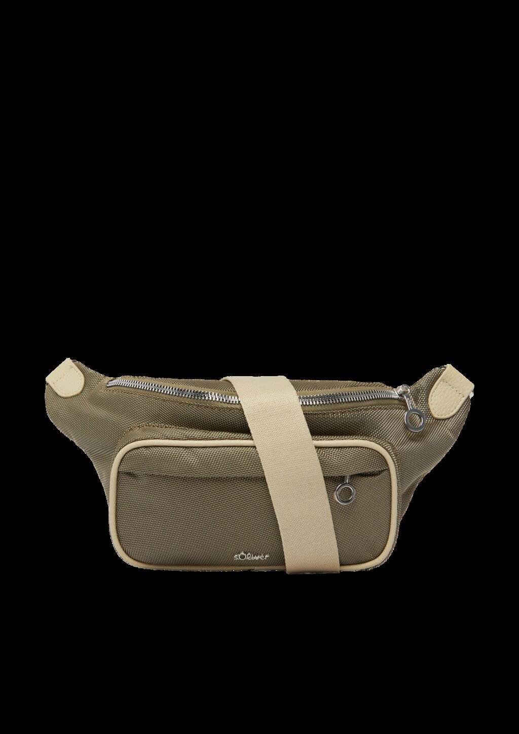 Bauchtasche aus Nylon mit Logo und abnehmbaren Trägern