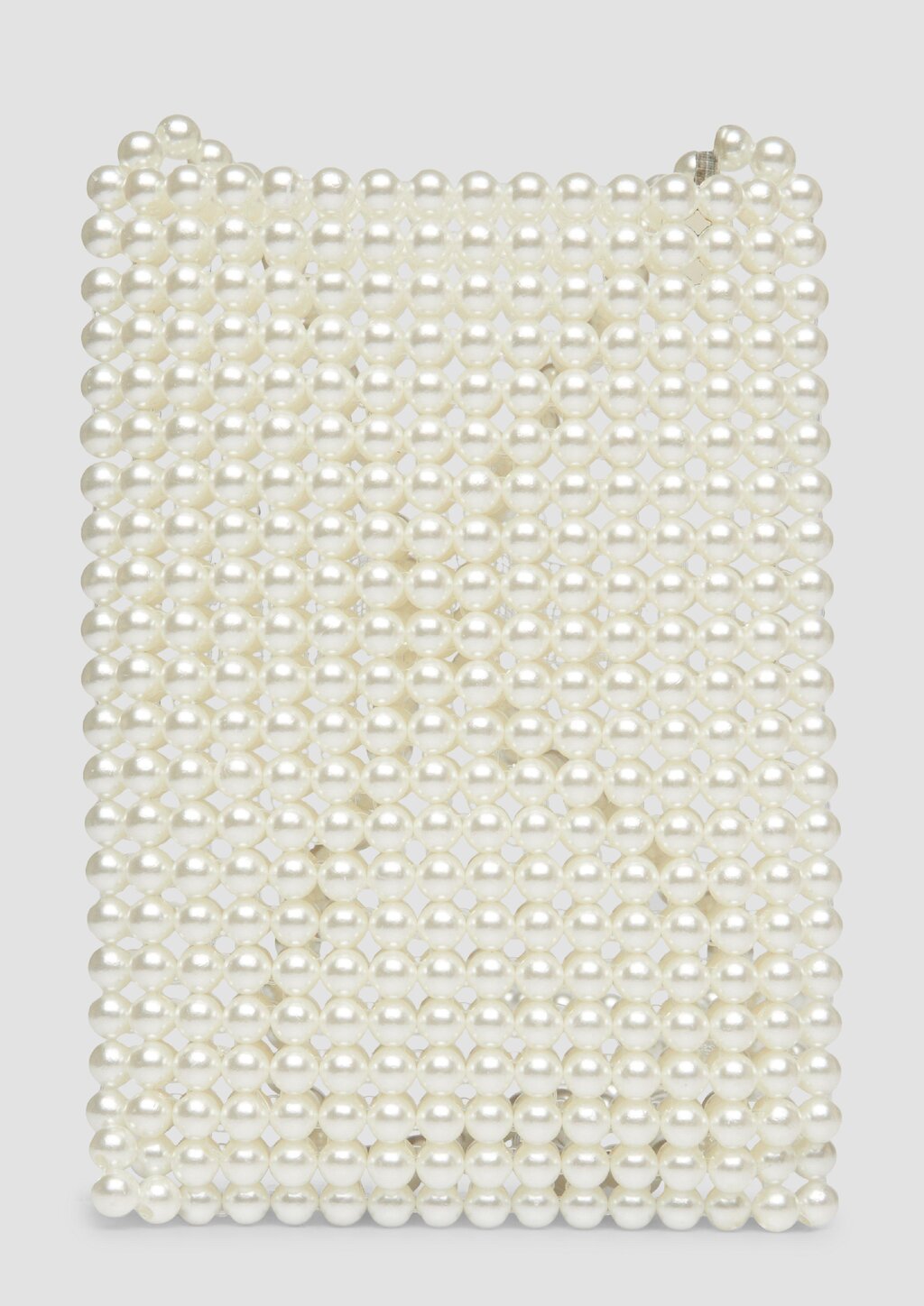 Smartphone-Tasche aus Schmuckperlen mit fixiertem Schulterriemen