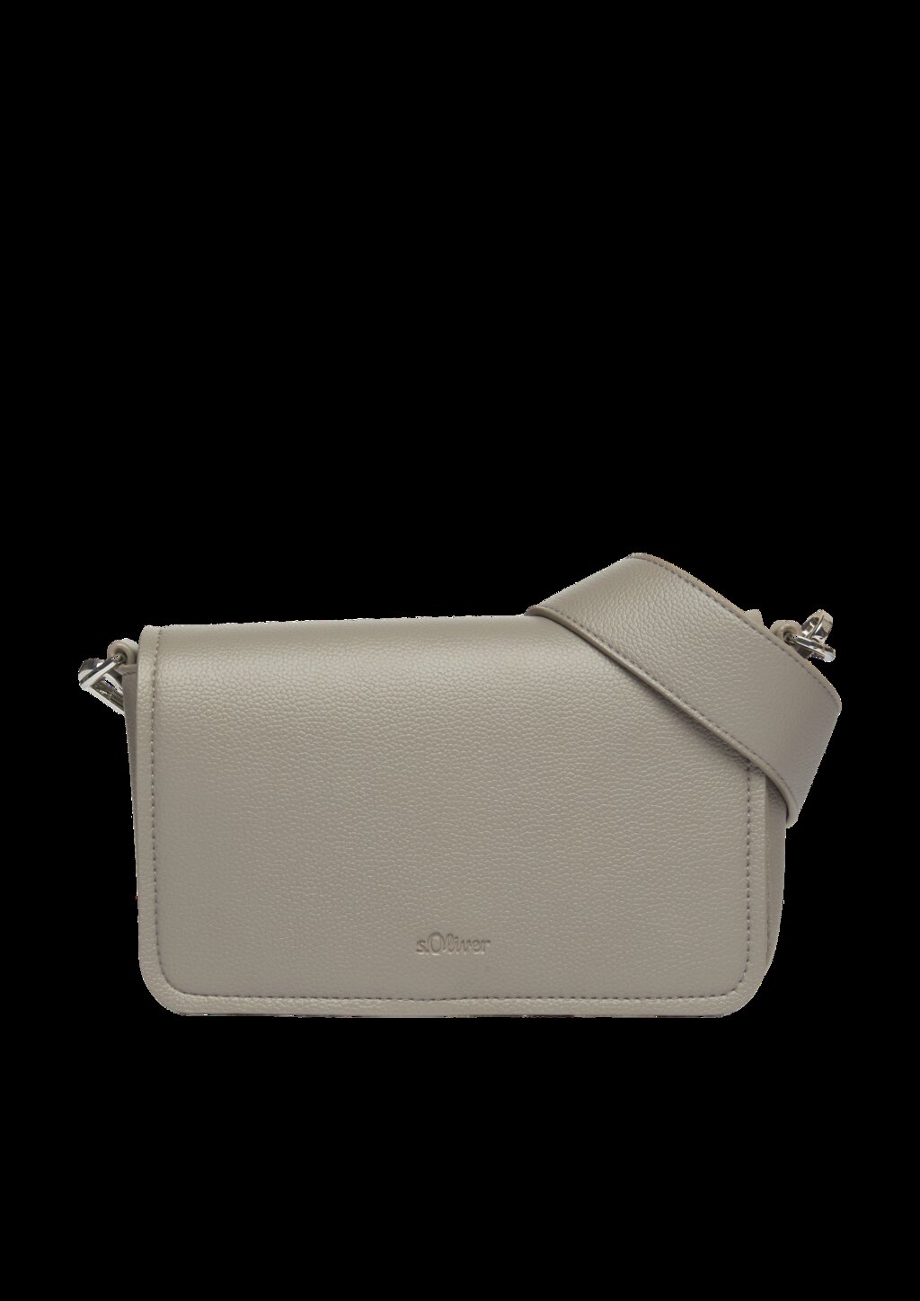 City-Bag aus Lederimitat mit abnehmbarem Logo-Schultergurt