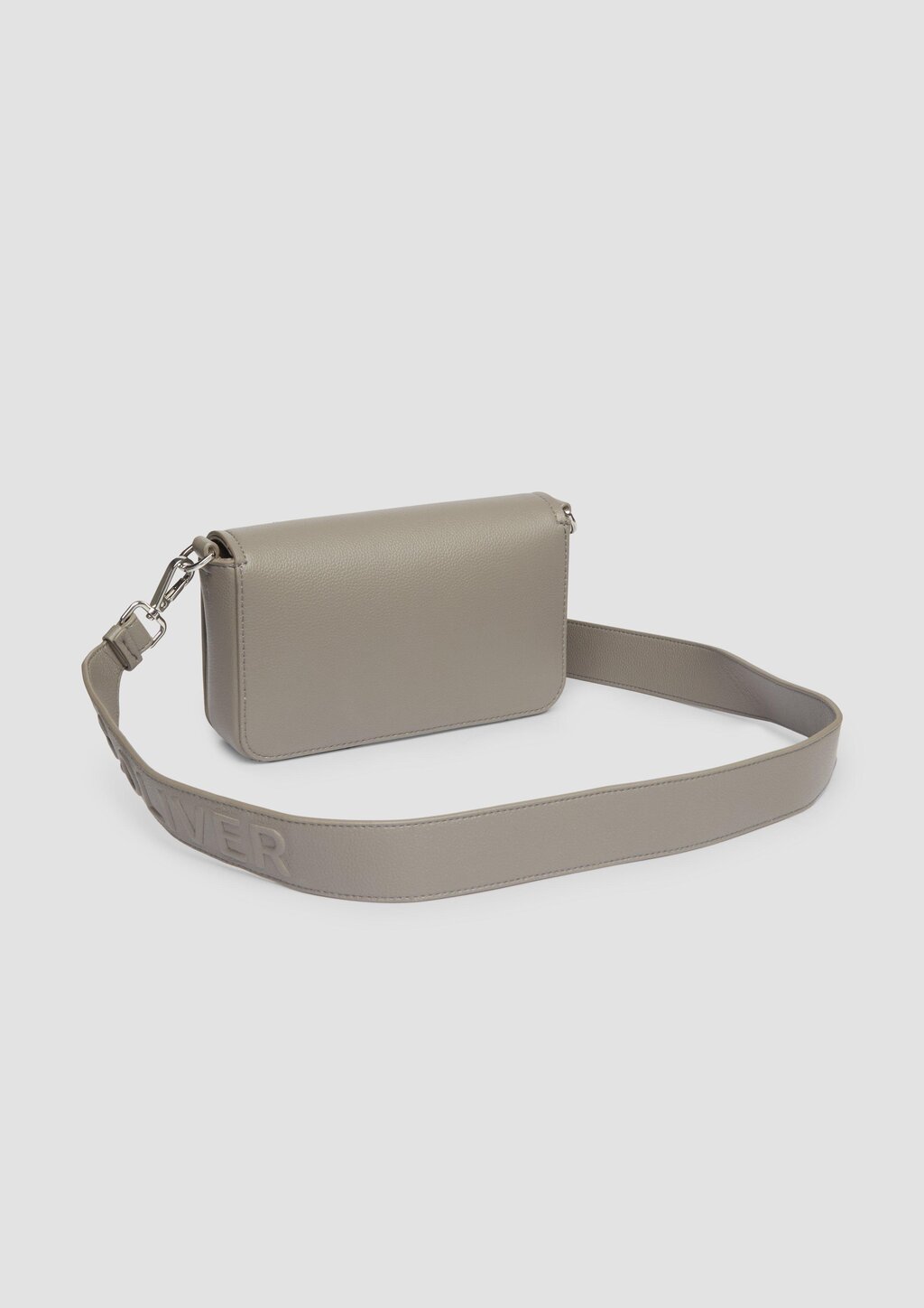 City-Bag aus Lederimitat mit abnehmbarem Logo-Schultergurt