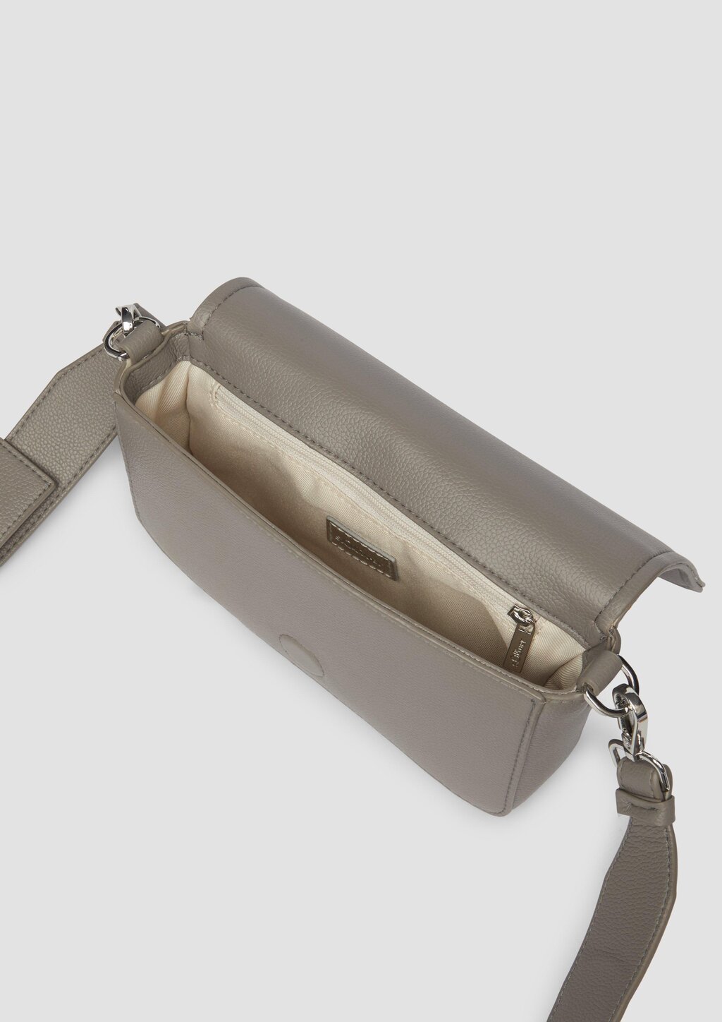 City-Bag aus Lederimitat mit abnehmbarem Logo-Schultergurt