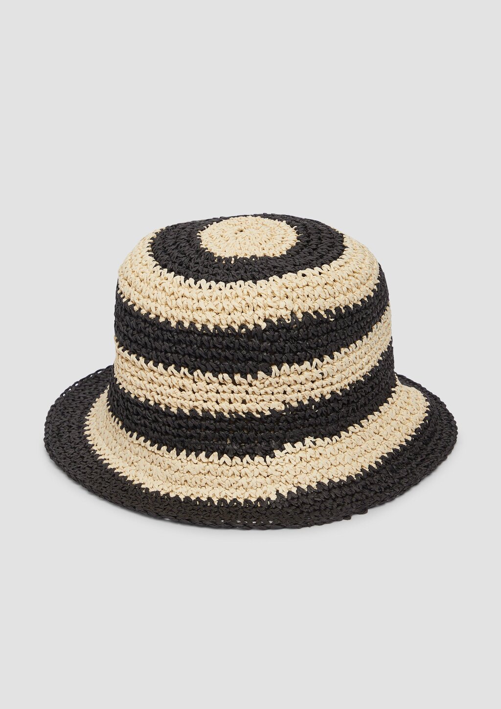 Hut aus Raffia mit Logo-Ring