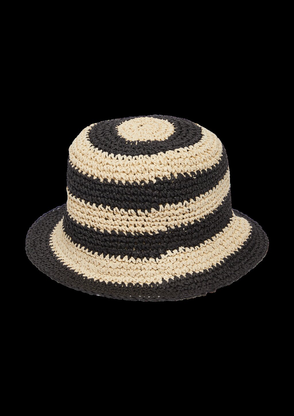 Hut aus Raffia mit Logo-Ring