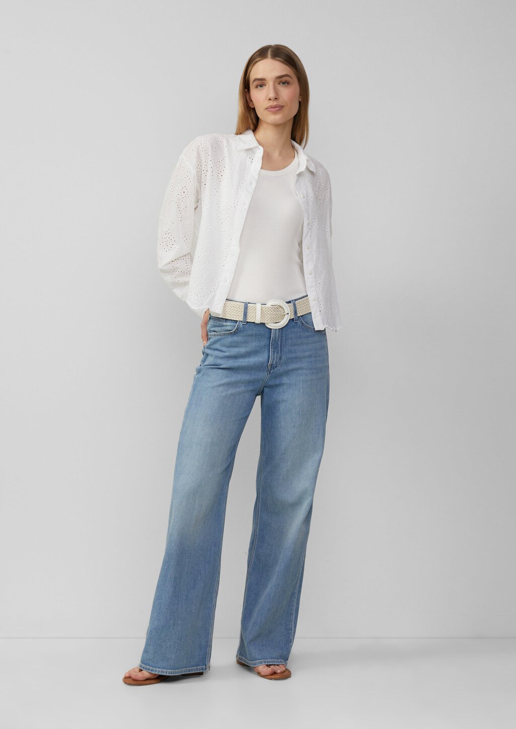 Geflochtener Gürtel mit Dornschließe