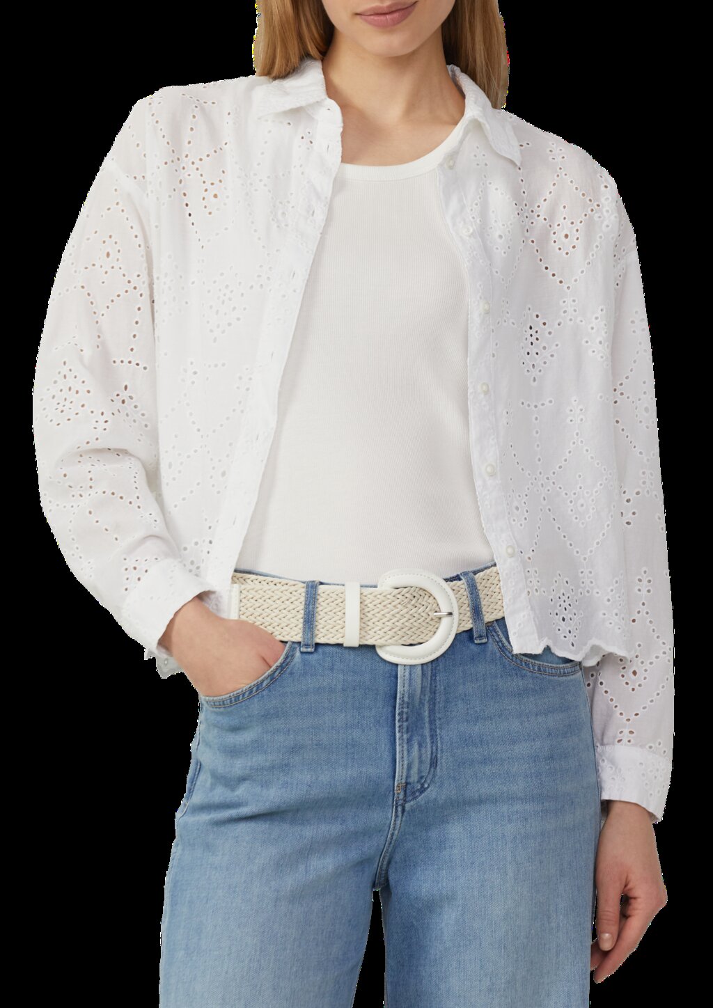 Geflochtener Gürtel mit Dornschließe